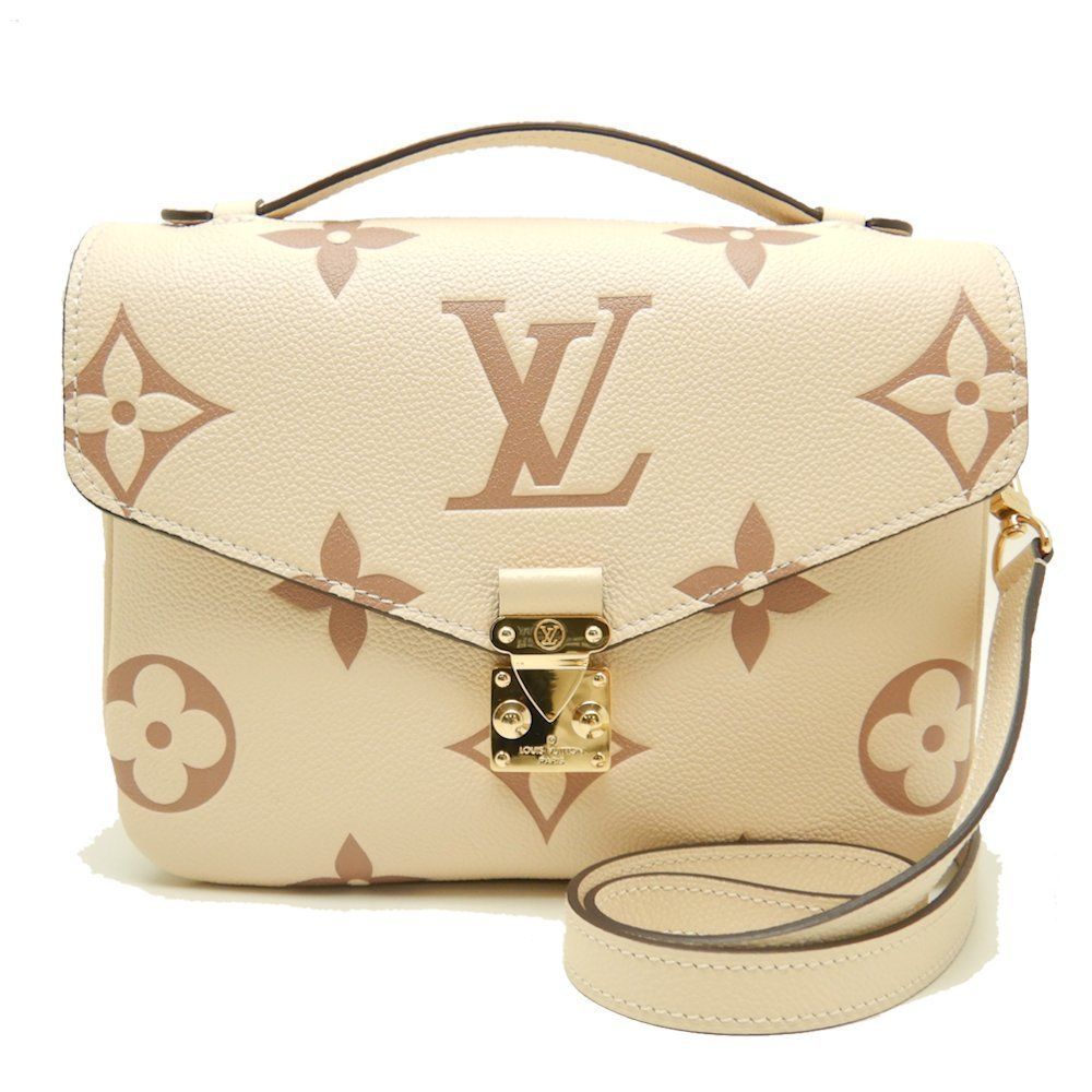 Pochette Métis Monogram Implant Rose Beige cream